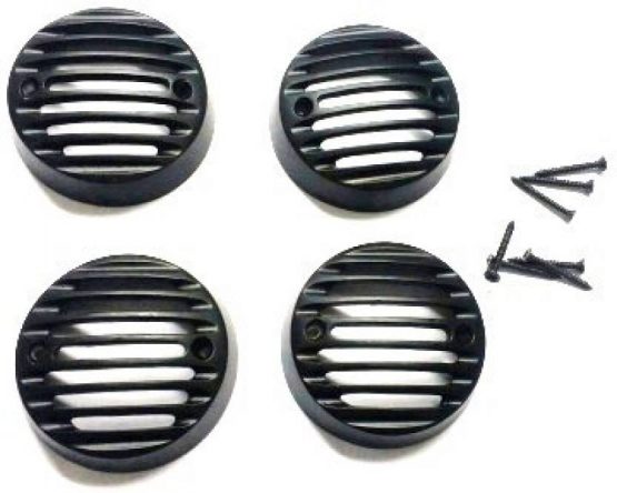Heavy 7.5" Head Light Grill, 1 Set of Indicator Grills, 1 Set of Parking/Pilot Light Grills for Royal Enfield Bullet Combo