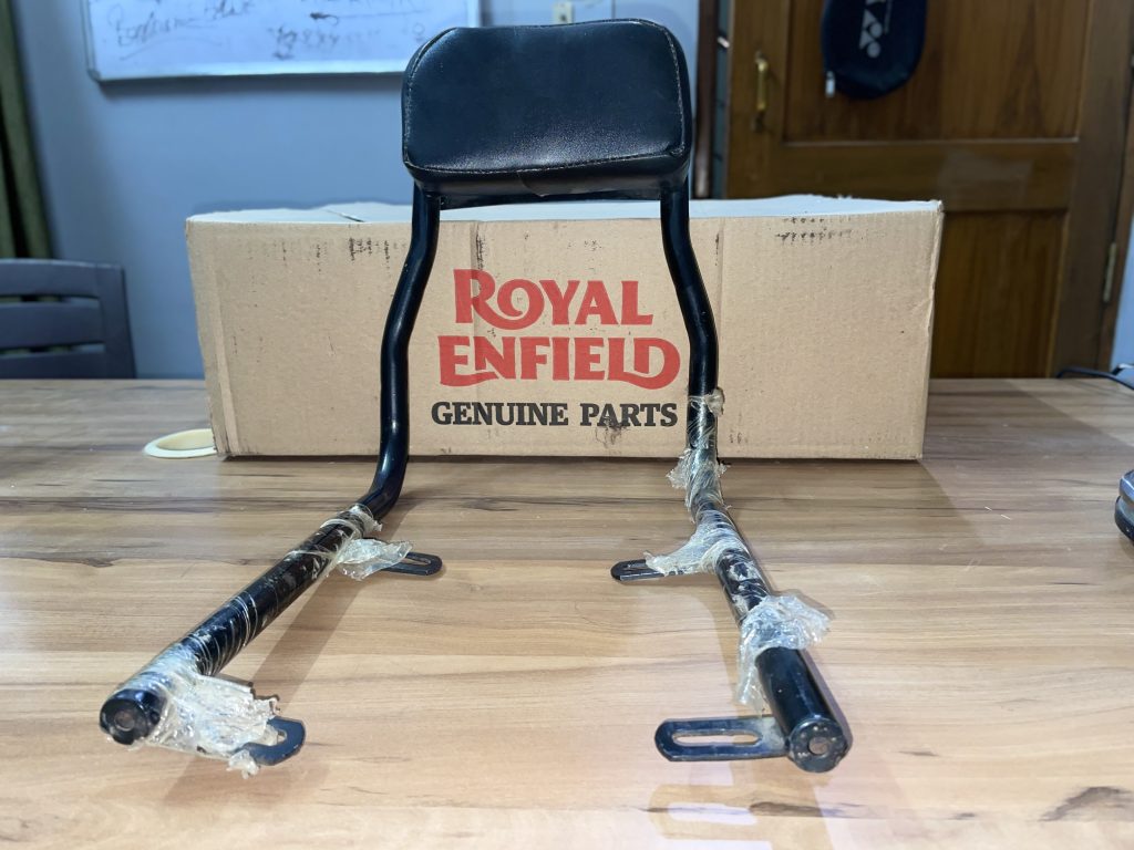 royal enfield classic backrest