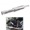 Bike Silencer Exhaust Short Bottle Mini Punjab Dholki With Glasswool - Image 2