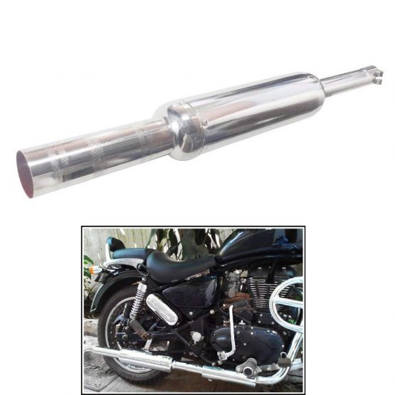 Silencer for Royal Enfield Classic, Classic Desert Storm, Thunder Bird 350, Thunder Bird 500 Slip-on Exhaust System