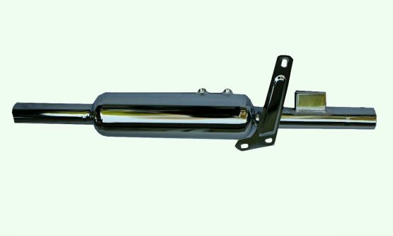 Bike Silencer Exhaust Short Bottle Mini Punjab Dholki With Glasswool