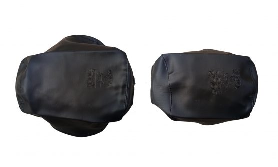 Thunderbird Matte Black Split Bike Seat Cover For Royal Enfield Thunder Bird 350, Thunder Bird 500