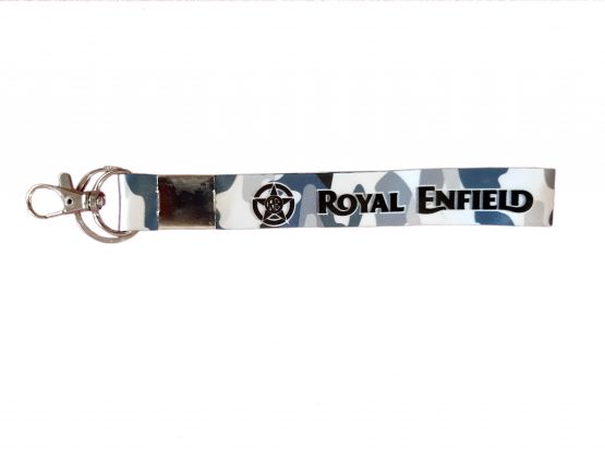 Monk 29 Royal Enfield Camo RE Keychain/Keyring for Motorbike