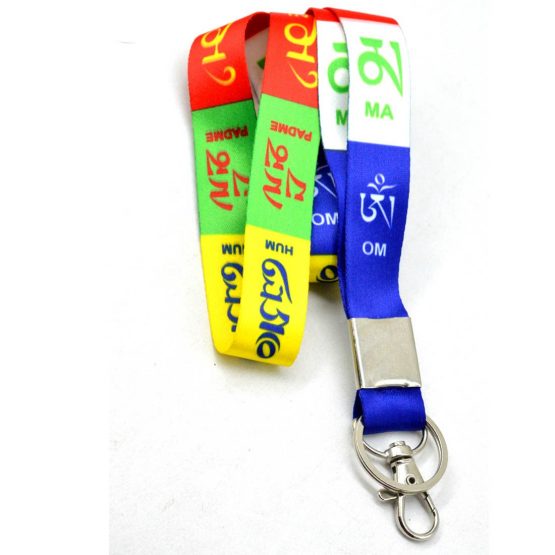 Monk 29 Tibetan Prayer Flags Keychain for Locking ID (Big Size)