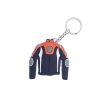 Multicolor Doublesided KTM Jacket Design Rubber Keychain for KTM Bikes - Image 2
