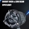 HJG Y Lens Ultra Wide LED Fog Lights for Royal Enfield Motorcycles (Pair with wiring) - Image 4