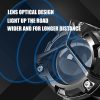 HJG Y Lens Ultra Wide LED Fog Lights for Royal Enfield Motorcycles (Pair with wiring) - Image 5