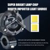 HJG Y Lens Ultra Wide LED Fog Lights for Royal Enfield Motorcycles (Pair with wiring) - Image 7
