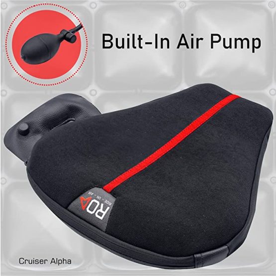 Air Cushion Seat Addon with Pump for Royal Enfield Motorcycle