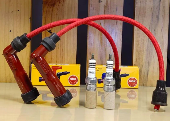 NGK High Performance Spark Plug Kit For Royal Enfield Interceptor 650
