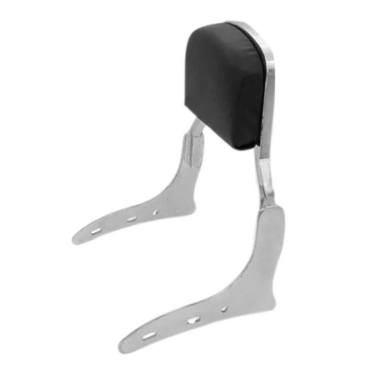 Harley Type Pillion Backrest for Royal Enfield Motorcycles (Chrome)