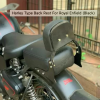 Harley Type Pillion Backrest for Royal Enfield Motorcycles (Black) - Image 3