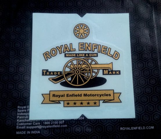 GENUINE TANK STICKER TOP FOR ROYAL ENFIELD CLASSIC 500 BS3/EURO3